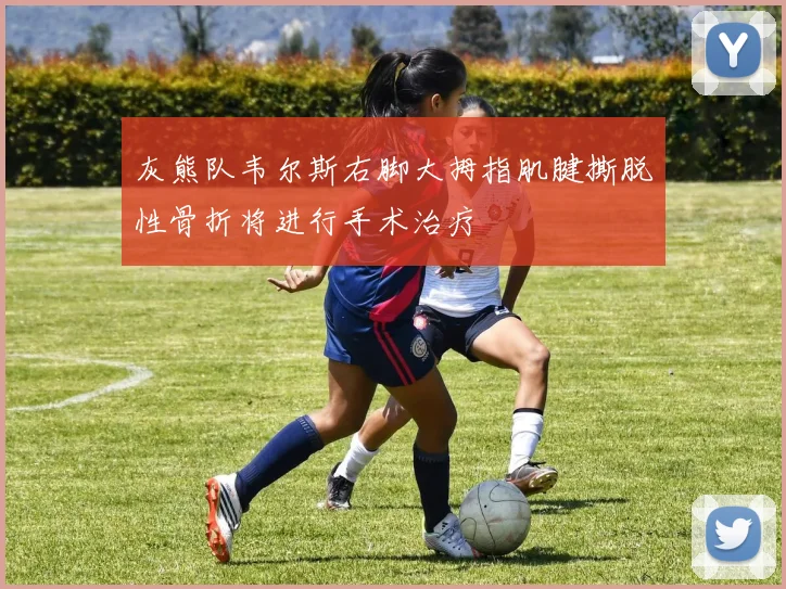 灰熊队韦尔斯右脚大拇指肌腱撕脱性骨折将进行手术治疗